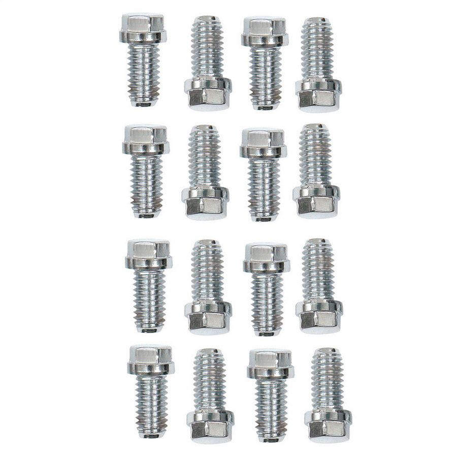 MR. GASKET304 S/S Header Bolt Kit Hex Head3/8-16x3/4