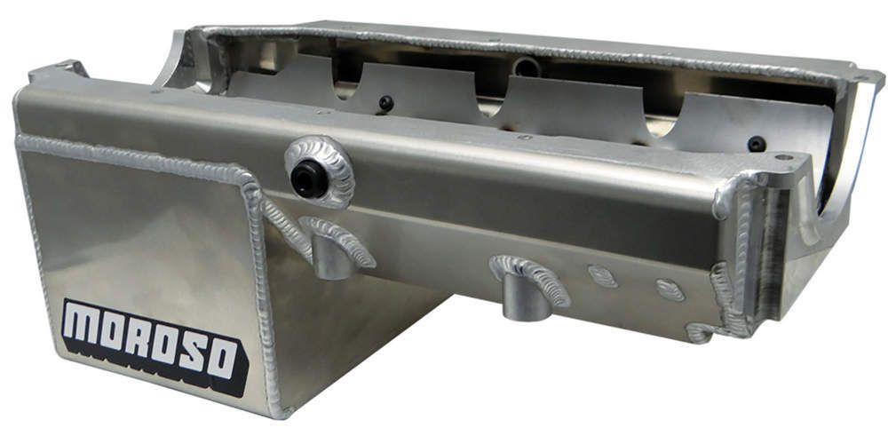 MOROSO8qt Oil Pan - Alm - SBC Drag Race