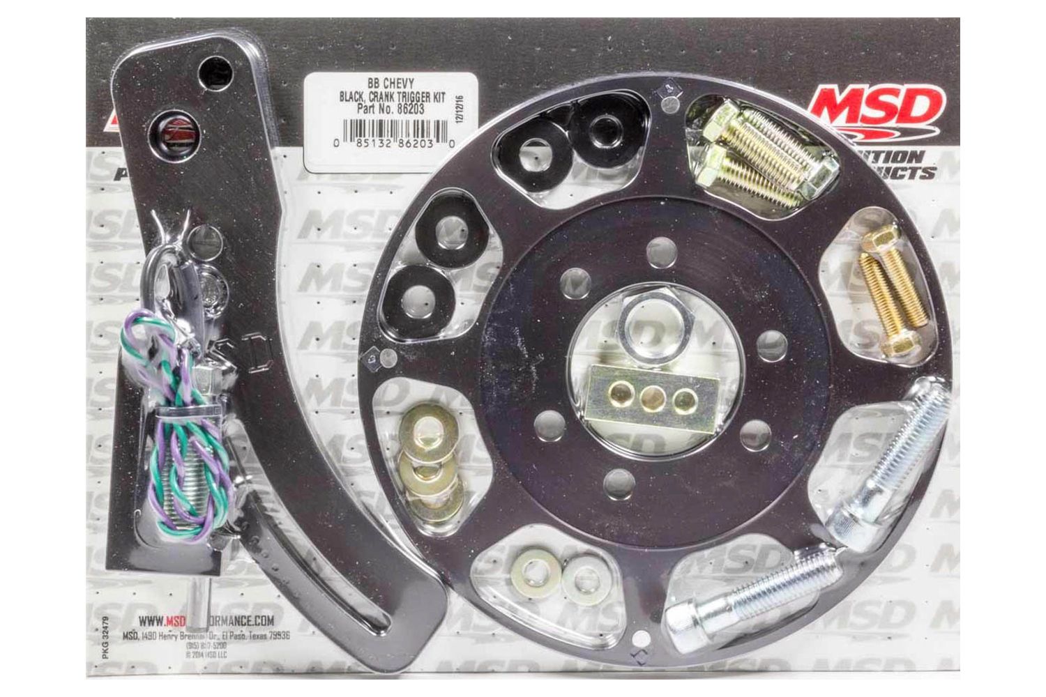 MSD IGNITIONBBC Crank Trigger Kit Black