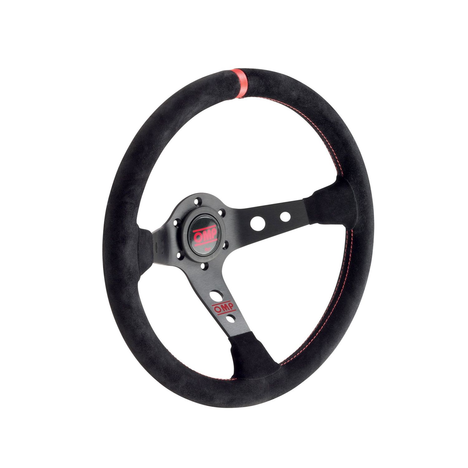 OMP RACING, INC. Corsica Steering Wheel Black And Red