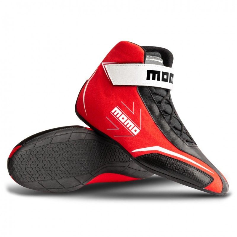 MOMO AUTOMOTIVE ACCESSORIESShoes Corsa Lite Size 10-10.5 Euro 44 Red