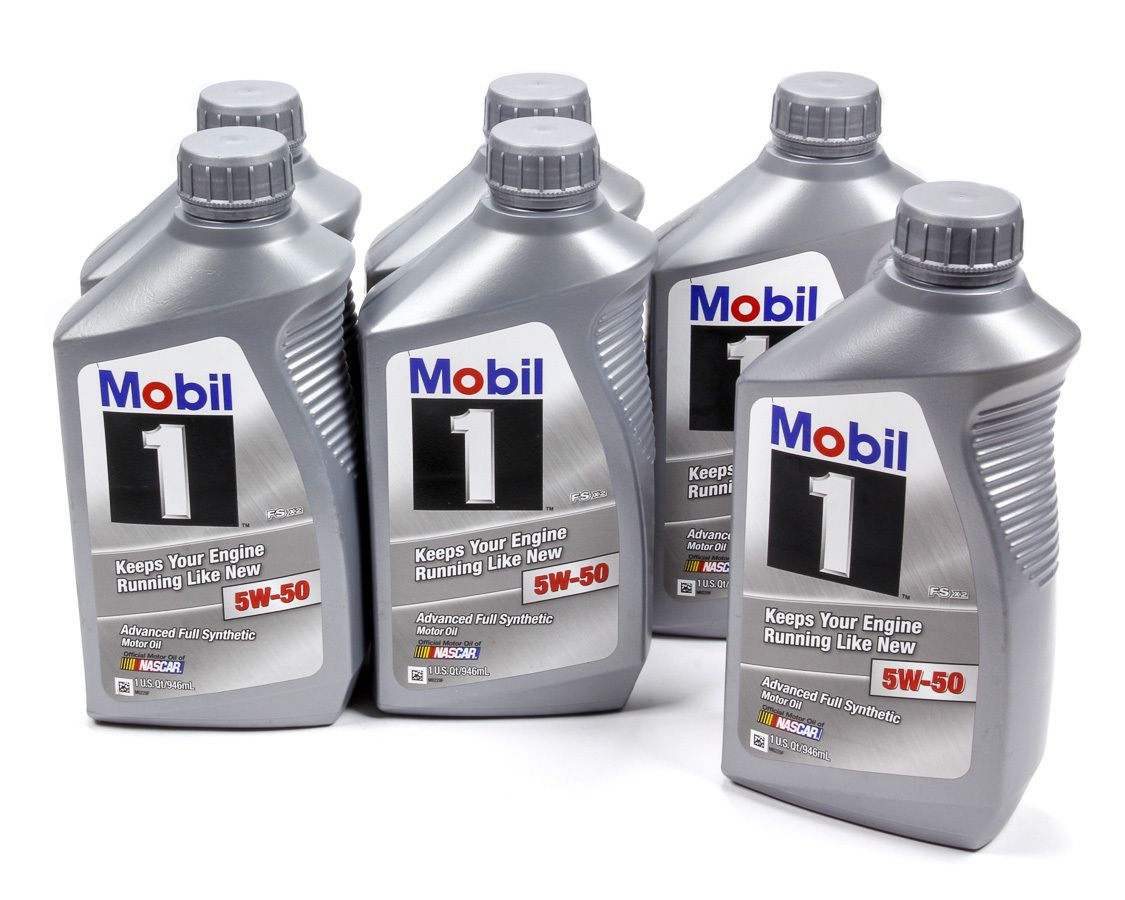 MOBIL 15w50 Synthetic Oil Case 6x1 Qt. FS X2