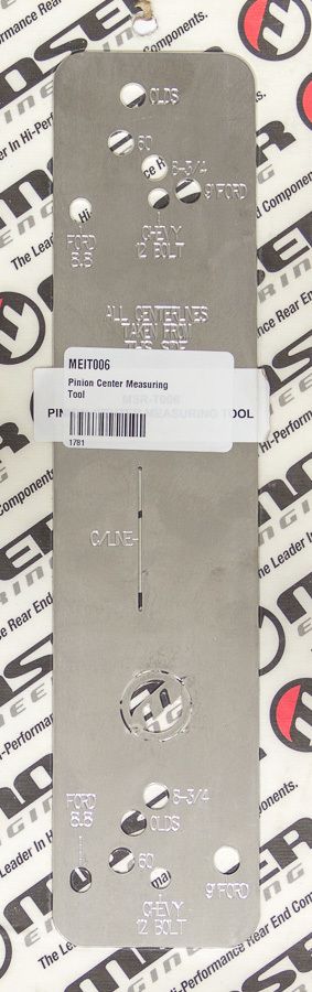 MOSER ENGINEERINGPinion Center Measuring Tool