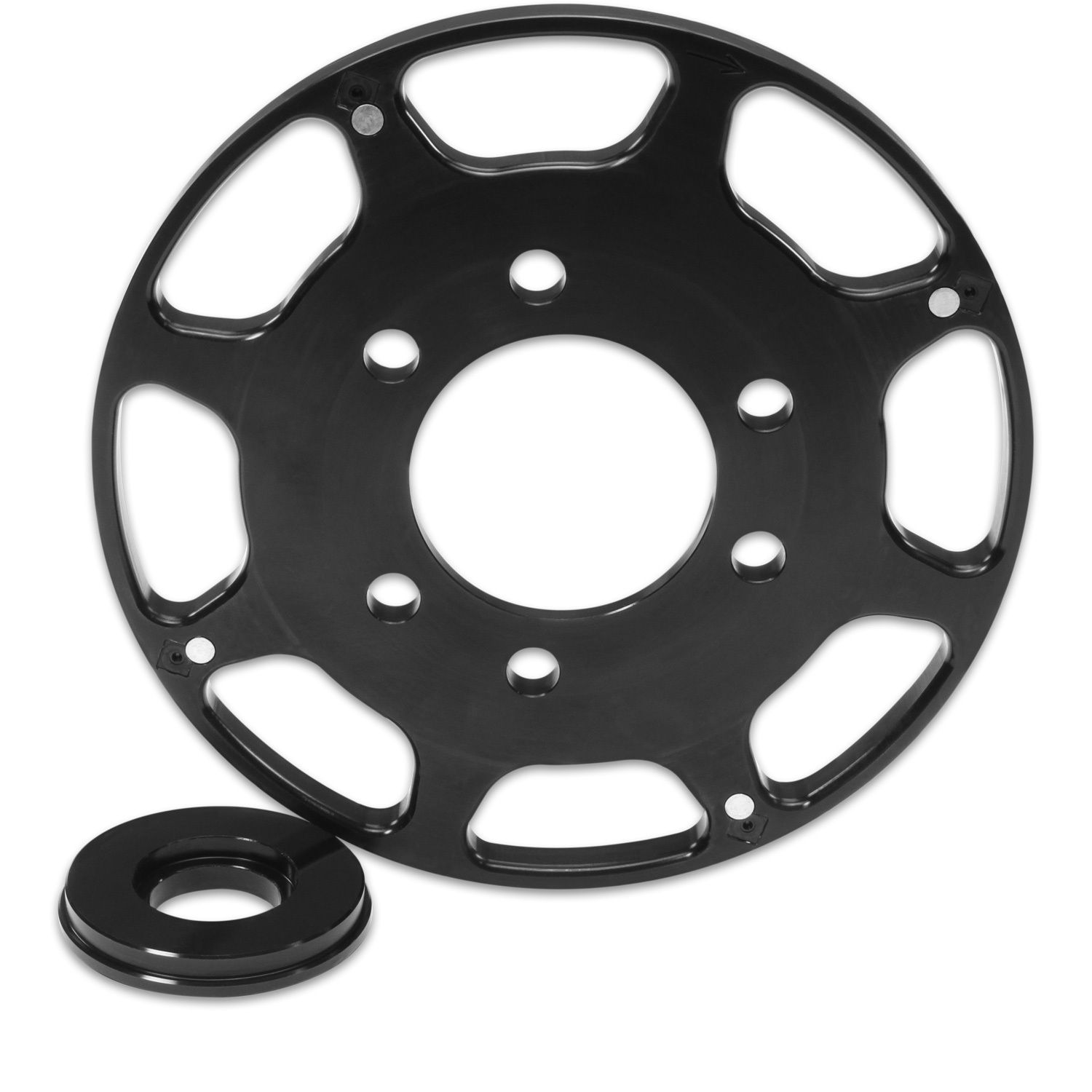 MSD IGNITIONSBC 7in Crank Trigger Wheel Black