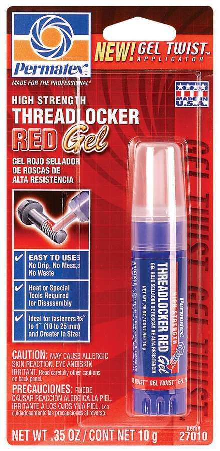 PERMATEXRed Threadlocker Gel Tube 10g