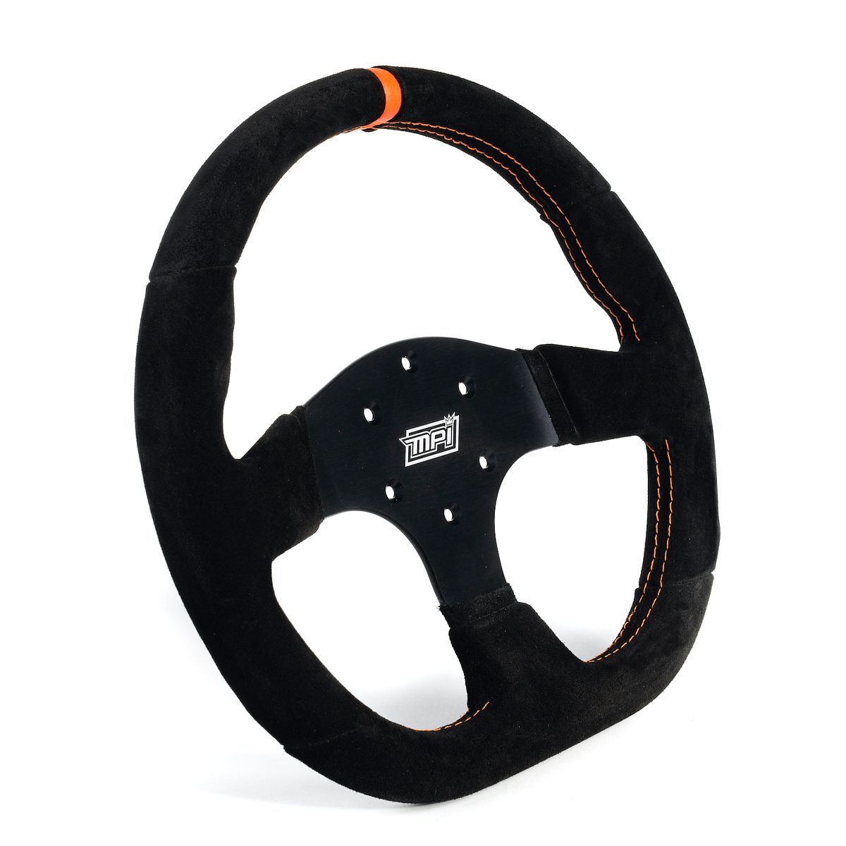 MPI USATouring Steering Wheel 13in D Shaped Suede