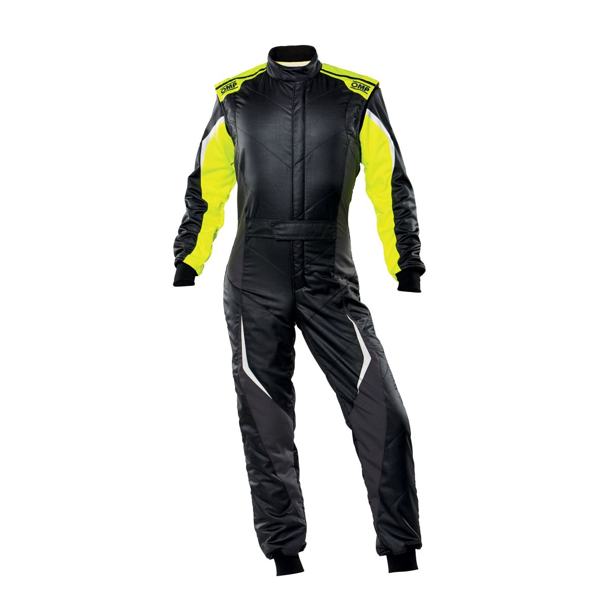 OMP RACING, INC. Tecnica EVO Suit My2021 Black Flo Yellow 52
