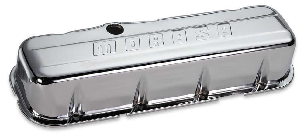MOROSOChrome B/E Valve Covers BBC Tall w/o Baffle