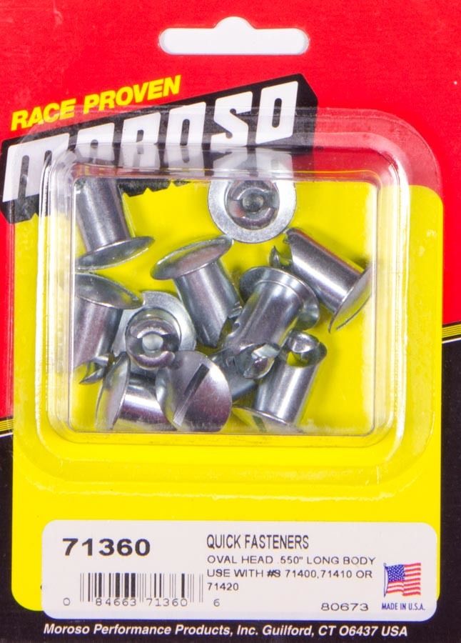 MOROSOOval Head Quik Fastener .550in Long Body