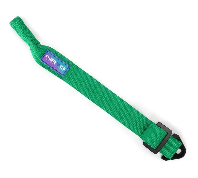 NRG INNOVATIONTow Strap Universal w/ Loop Green