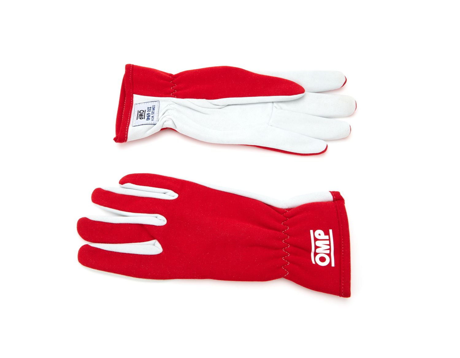 OMP RACING, INC.Rally Gloves Red Size Large