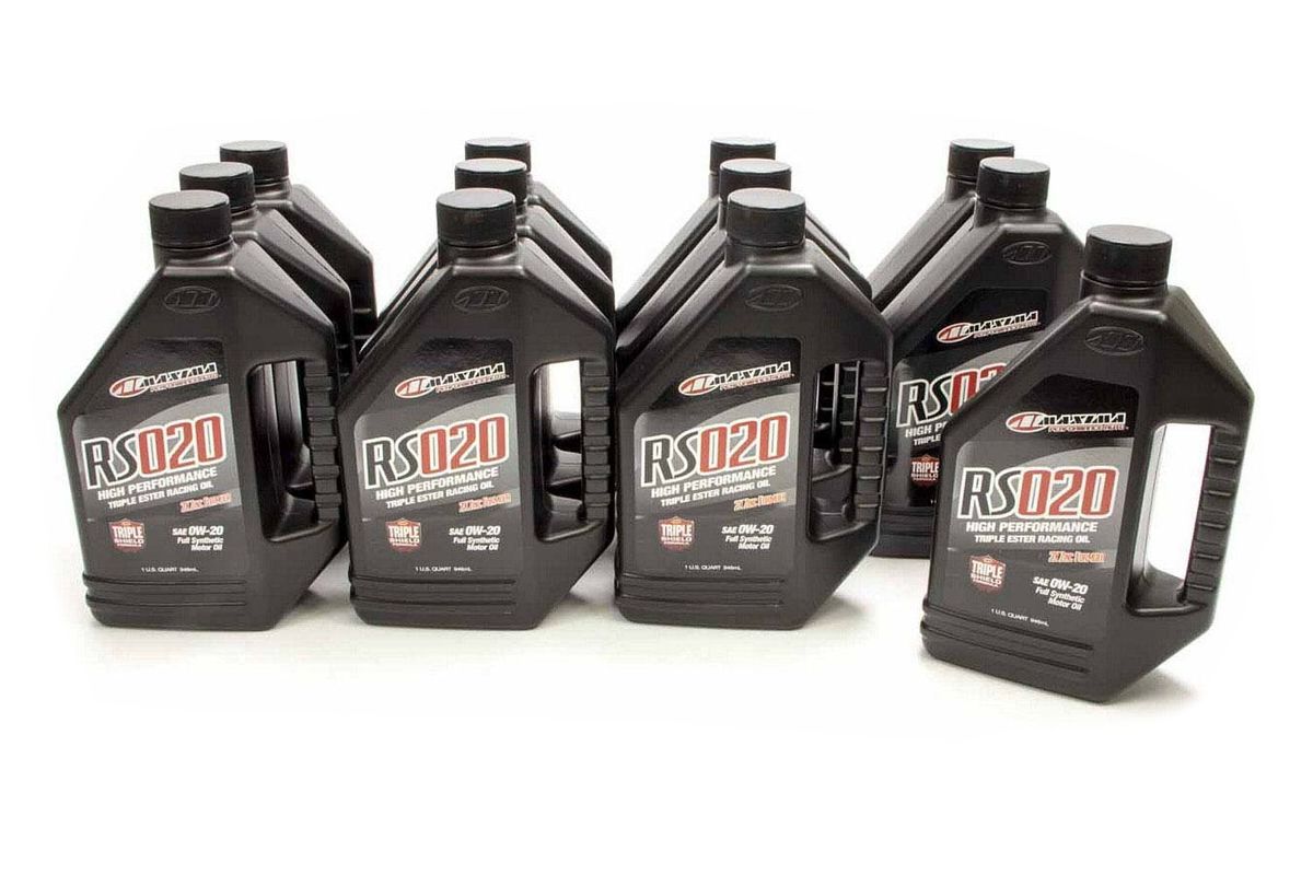 MAXIMA RACING OILS0w20 Synthetic Oil Case 12x1 Quart RS020