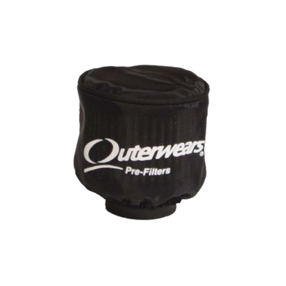 OUTERWEARSPre-Filter Water Repel Black 3.5in Dia x 6in Ta