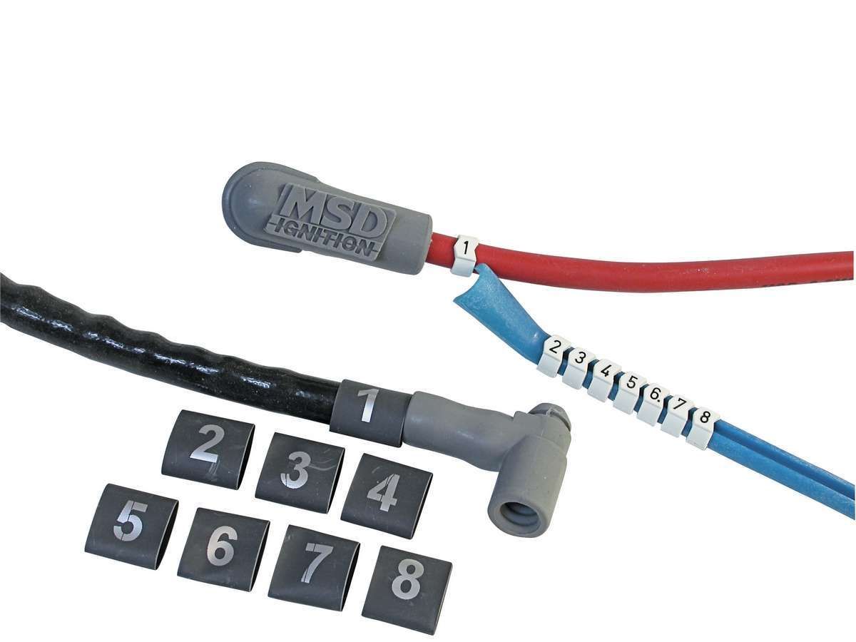 MSD IGNITION8.5MM Wire Cyl Markers