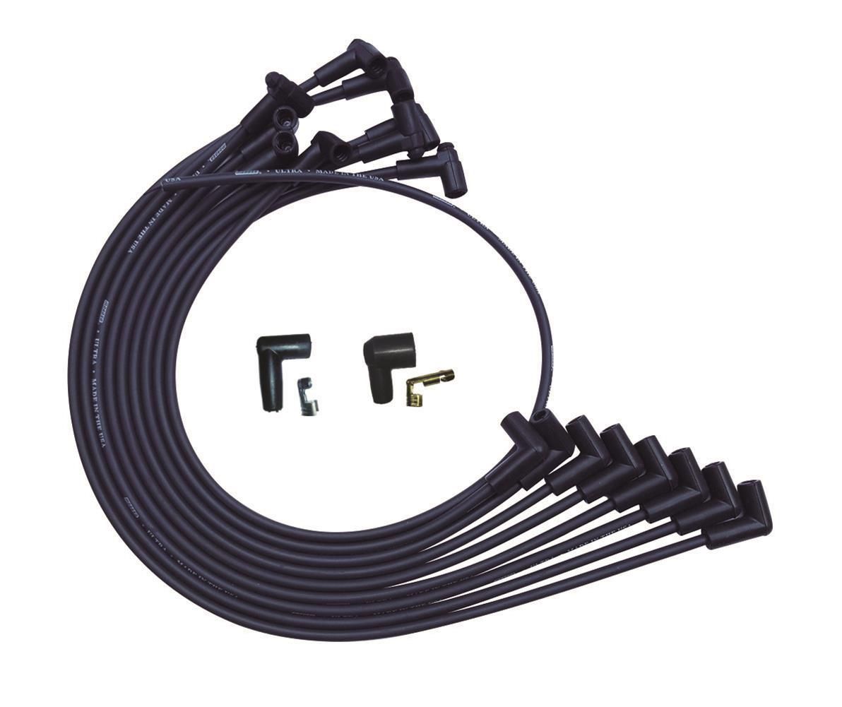 MOROSOUltra Plug Wire Set SBC Over V/C Black