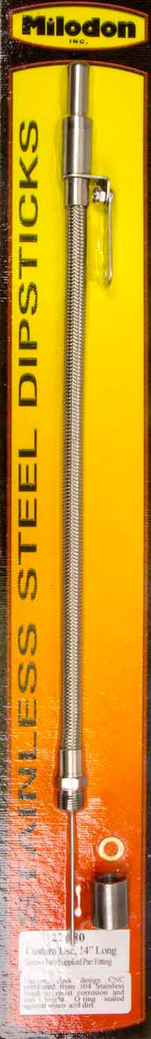 MILODONS/S Oil Dipstick - Univ. w/Weld-In Bung