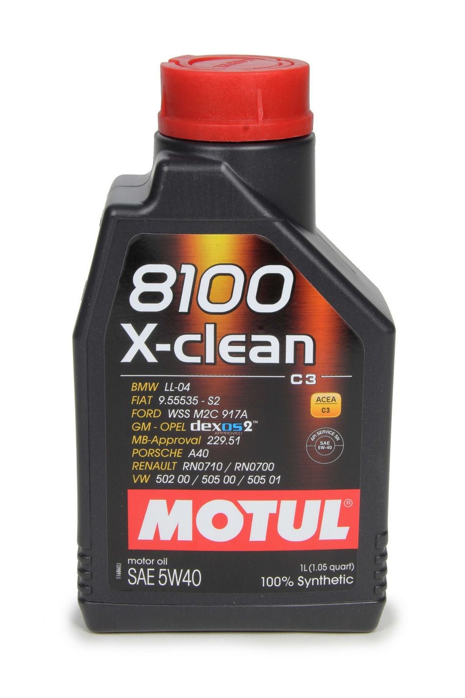 MOTUL USA8100 X-Clean 5w40 Oil 1 Liter Dexos2