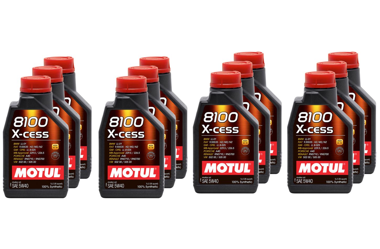 MOTUL USA8100 X-Cess 5w40 Oil Case 12 x 1 Liter