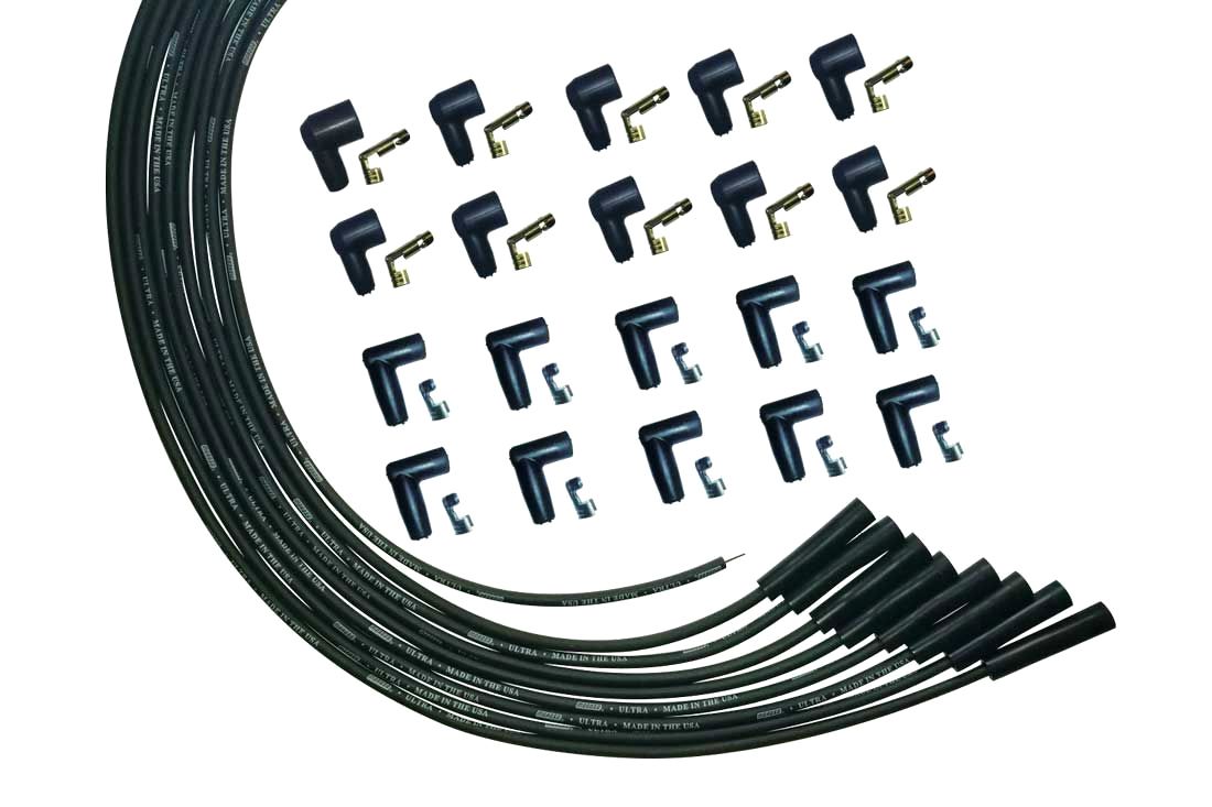 MOROSOUltra Plug Wire Set Universal V8 Black