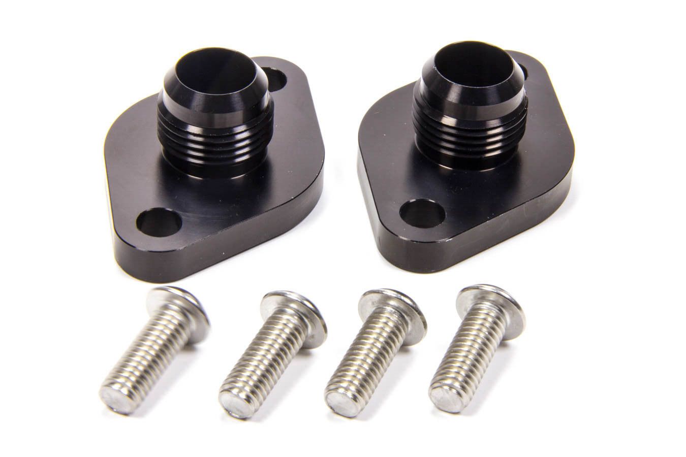MEZIEREBBC #12 Water Pump Port Adapters - Black (2pk)