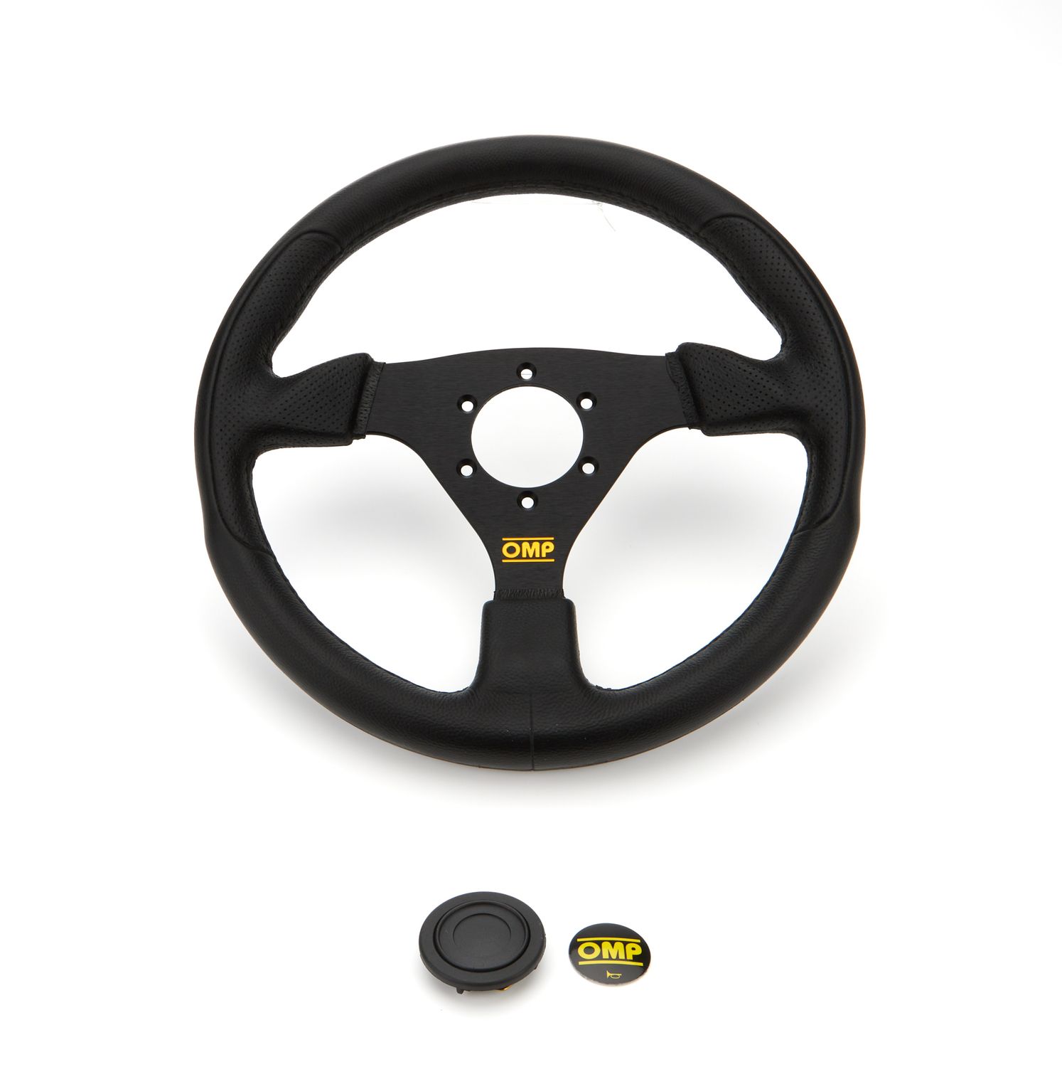 OMP RACING, INC.Racing GP Steering Wheel 3 Spoke 330mm Black