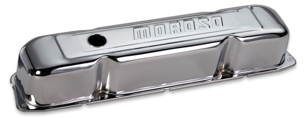 MOROSOChrome B/E Valve Covers BBM Tall w/Baffle