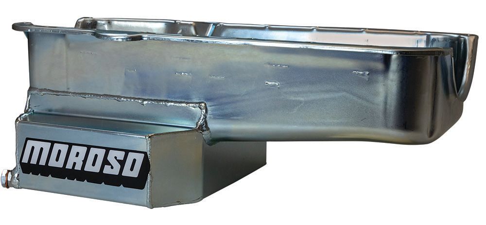 MOROSOSBC RR 7qt Oil Pan w/LH Dipstick Pre-1980
