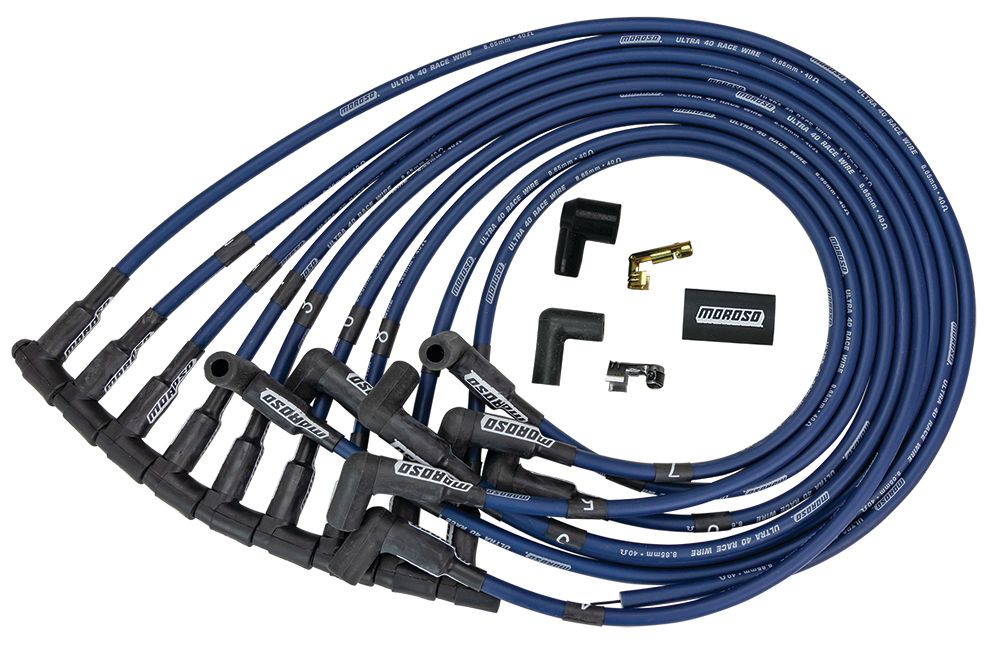 MOROSOUltra 40 Plug Wire Set BBC HEI - Blue