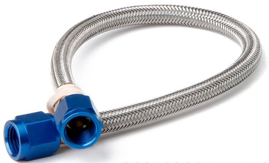 NITROUS OXIDE SYSTEMS -4an 4ft. Hose w/Blue Ends
