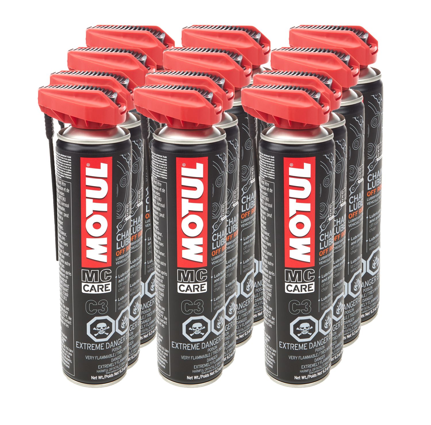 MOTUL USAC3 Chain Lube Case 12 x 9.3 Ounces