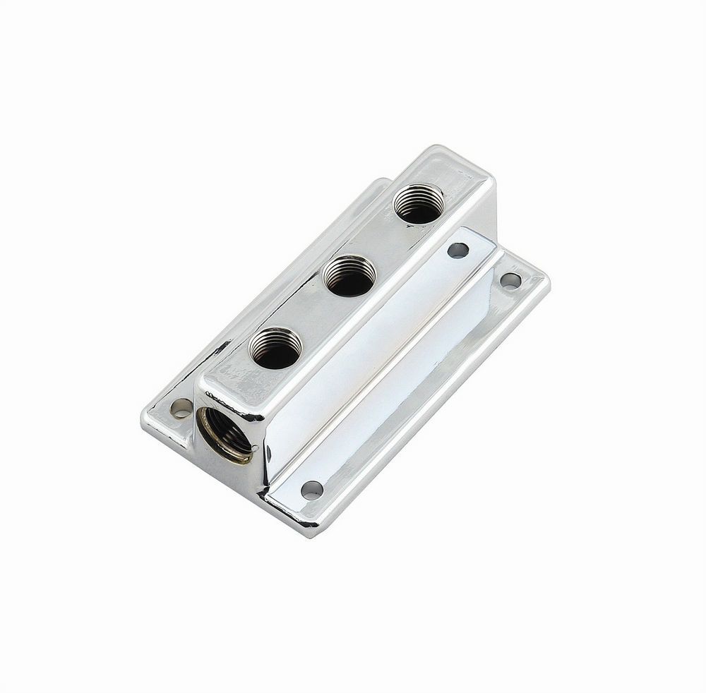 MR. GASKET3-Hole Fuel Log Block