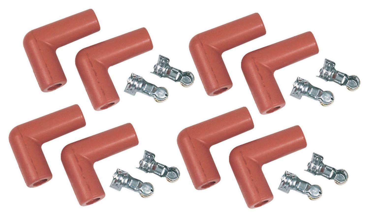 MSD IGNITION90 Deg. Pro Temp. Boot Kit (8pcs.)