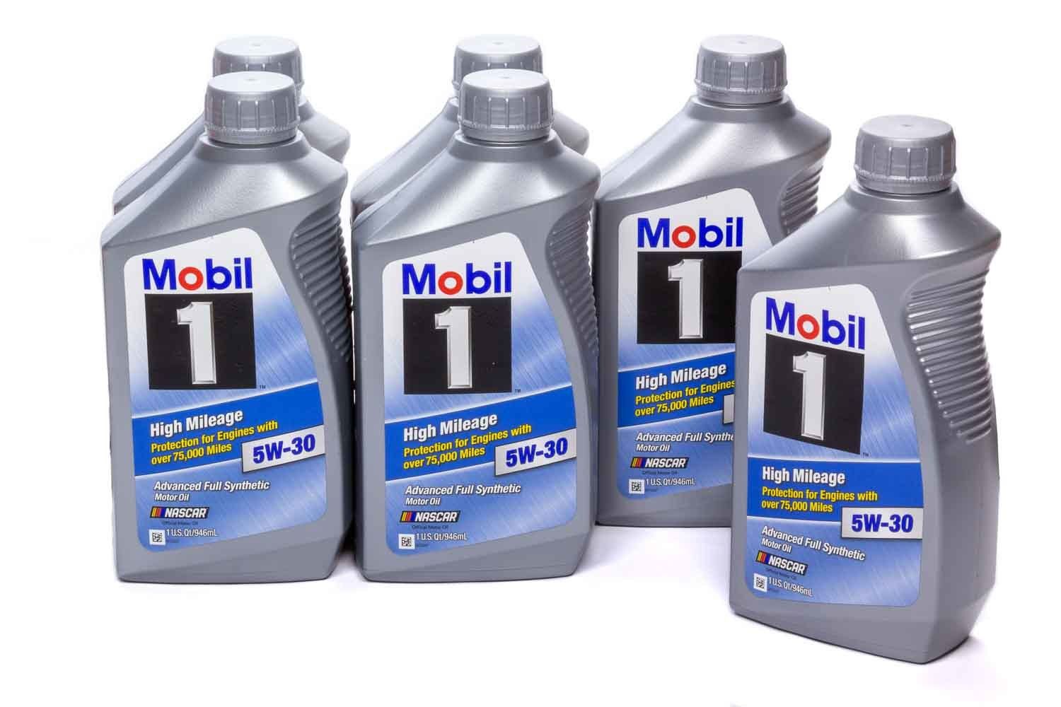 MOBIL 15w30 High Mileage Oil Case 6x1Qt Bottles