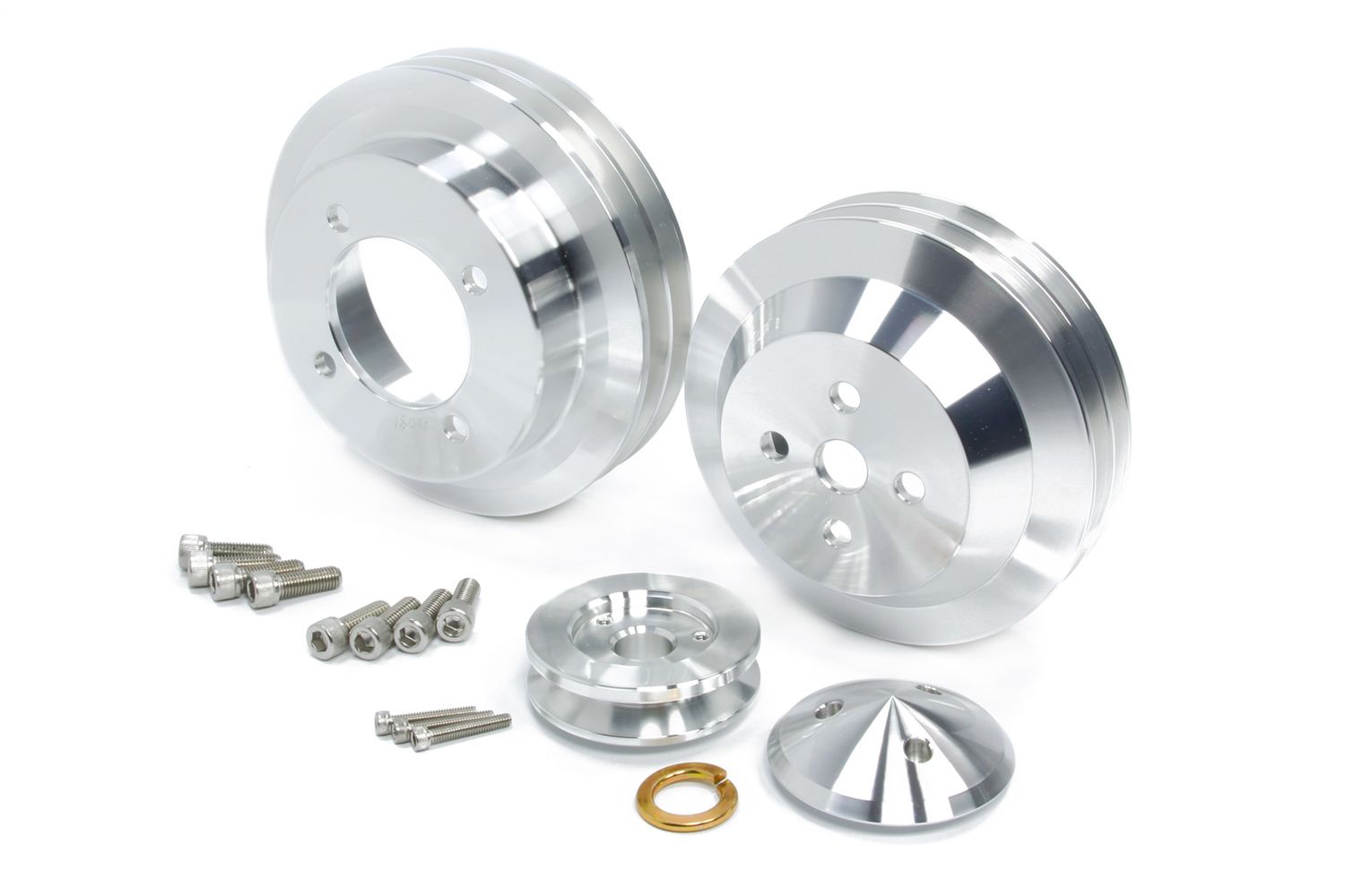 MARCH PERFORMANCE Olds 350/455 2V 3PC Hi Flow Pulley Kit