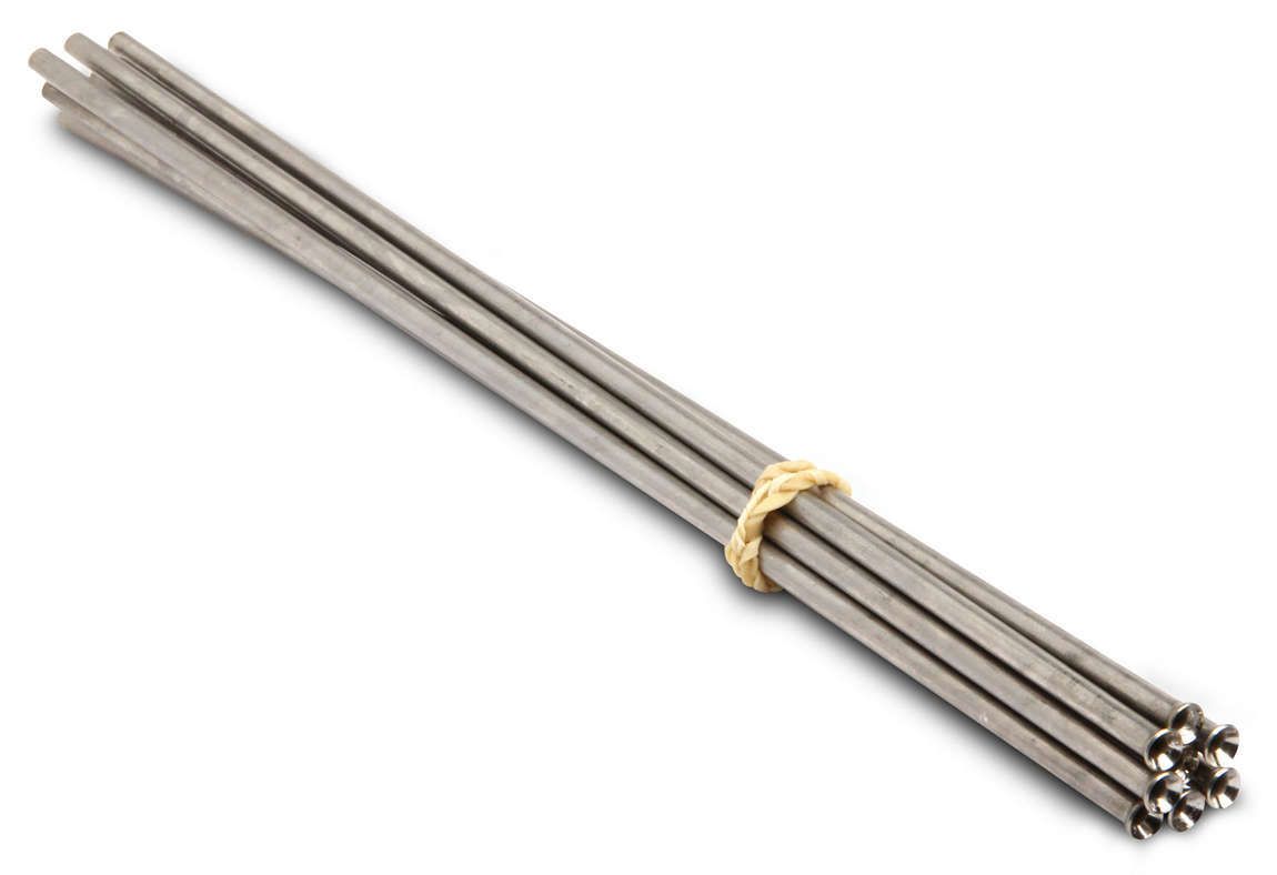 NITROUS OXIDE SYSTEMS 3/16in. x 12in. Steel Tubing-Stainless (8pcs.)
