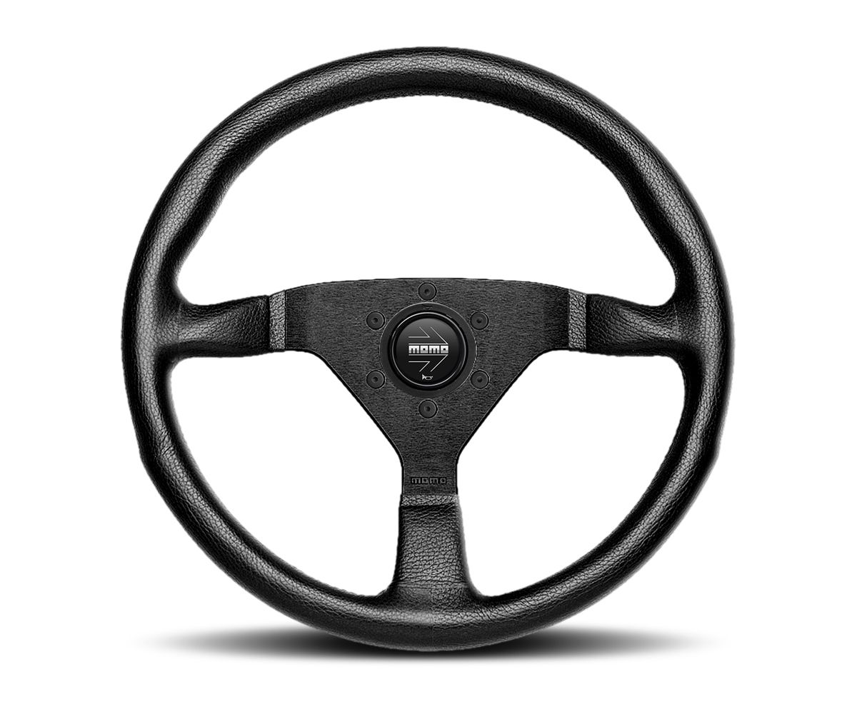 MOMO AUTOMOTIVE ACCESSORIESMonte Carlo 350 Steering Leather Black Stitch