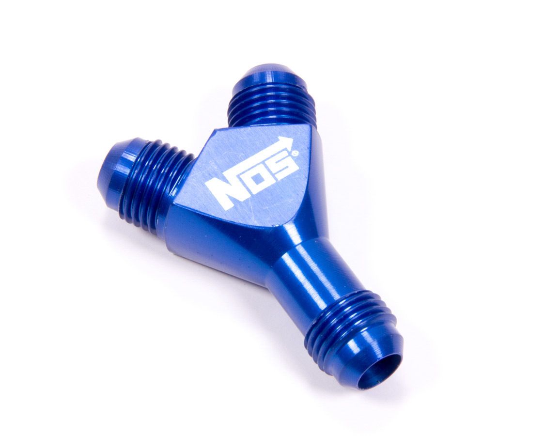 NITROUS OXIDE SYSTEMS 6an 'Y' Fitting  Blue
