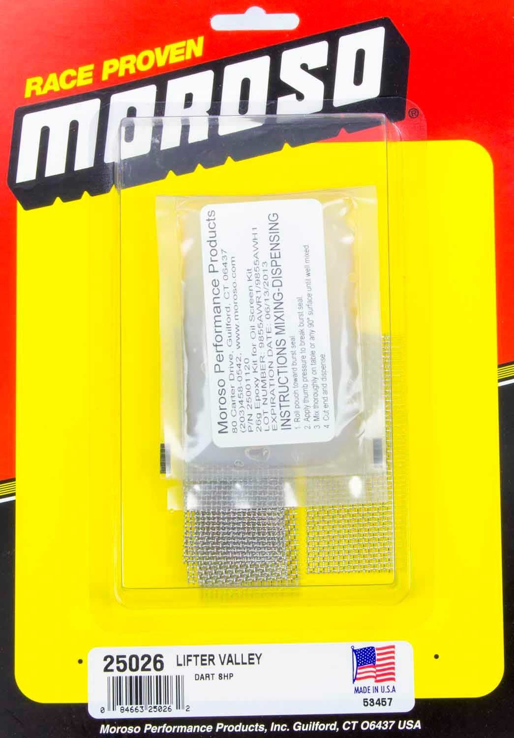 MOROSOOil Return Screen Kit - Dart SBC SHP Blocks