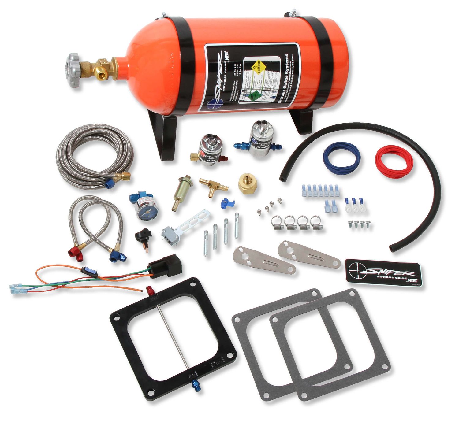 NITROUS OXIDE SYSTEMS Sniper 250HP Nitrous 4500 Plate Kit