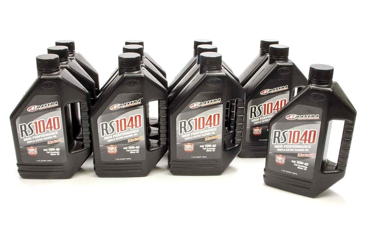 MAXIMA RACING OILS10w40 Synthetic Oil Case 12x1 Quart RS1040