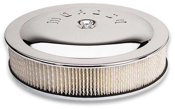 MOROSO14in Chrome Air Cleaner 5in Filter