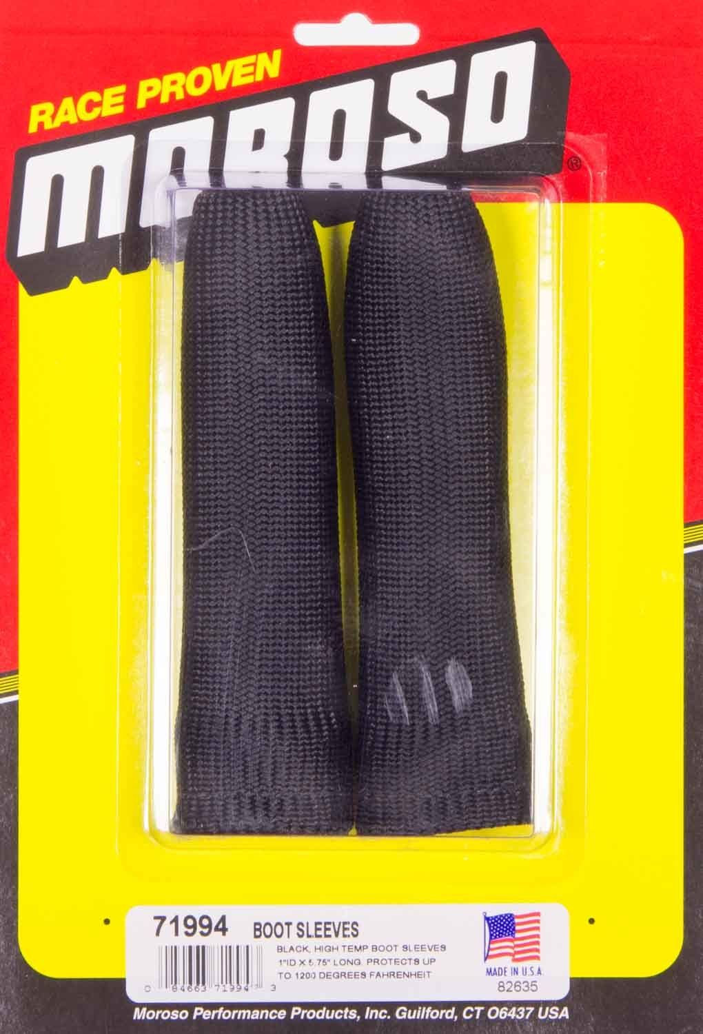 MOROSO Hi-Temp Boot Sleeves - Black (Pair)