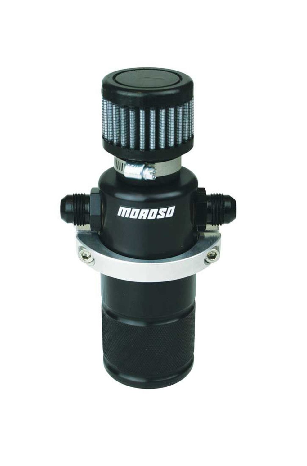 MOROSOCompact Breather Tank Billet Alm. Black
