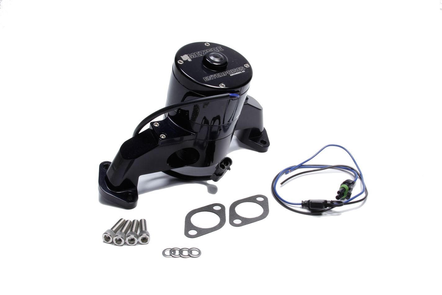 MEZIEREBBC Billet HD Electric Water Pump Black