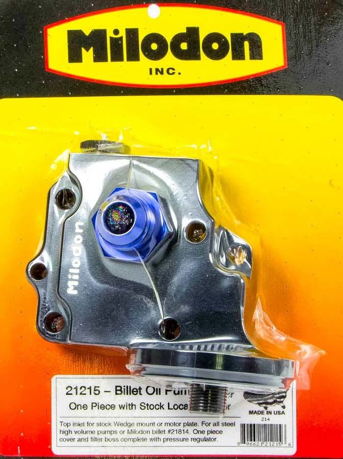 MILODONBillet Oil Pump Cover & Filter Boss - Wedge