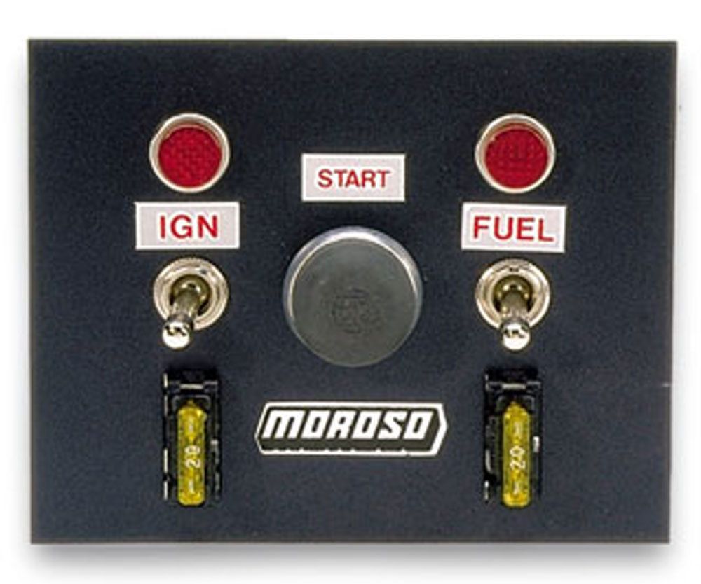 MOROSOToggle Switch Panel 4in x 5in - Black Finish