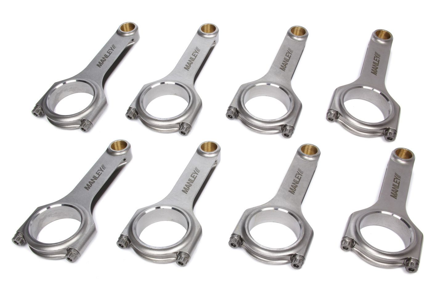 MANLEY6.125 4340 H-Beam Rod Set - GM LS