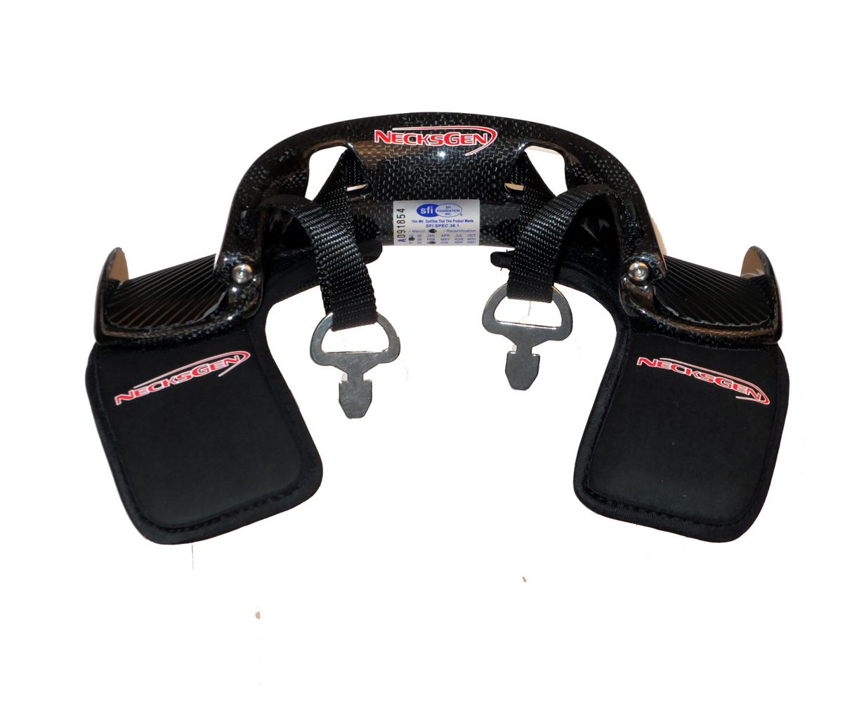 NECKSGENHead and Neck Restraint REV2 Carbon Medium 2in