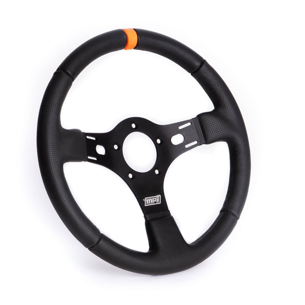 MPI USA13in Drag Wheel 5-Bolt With Orange Stripe