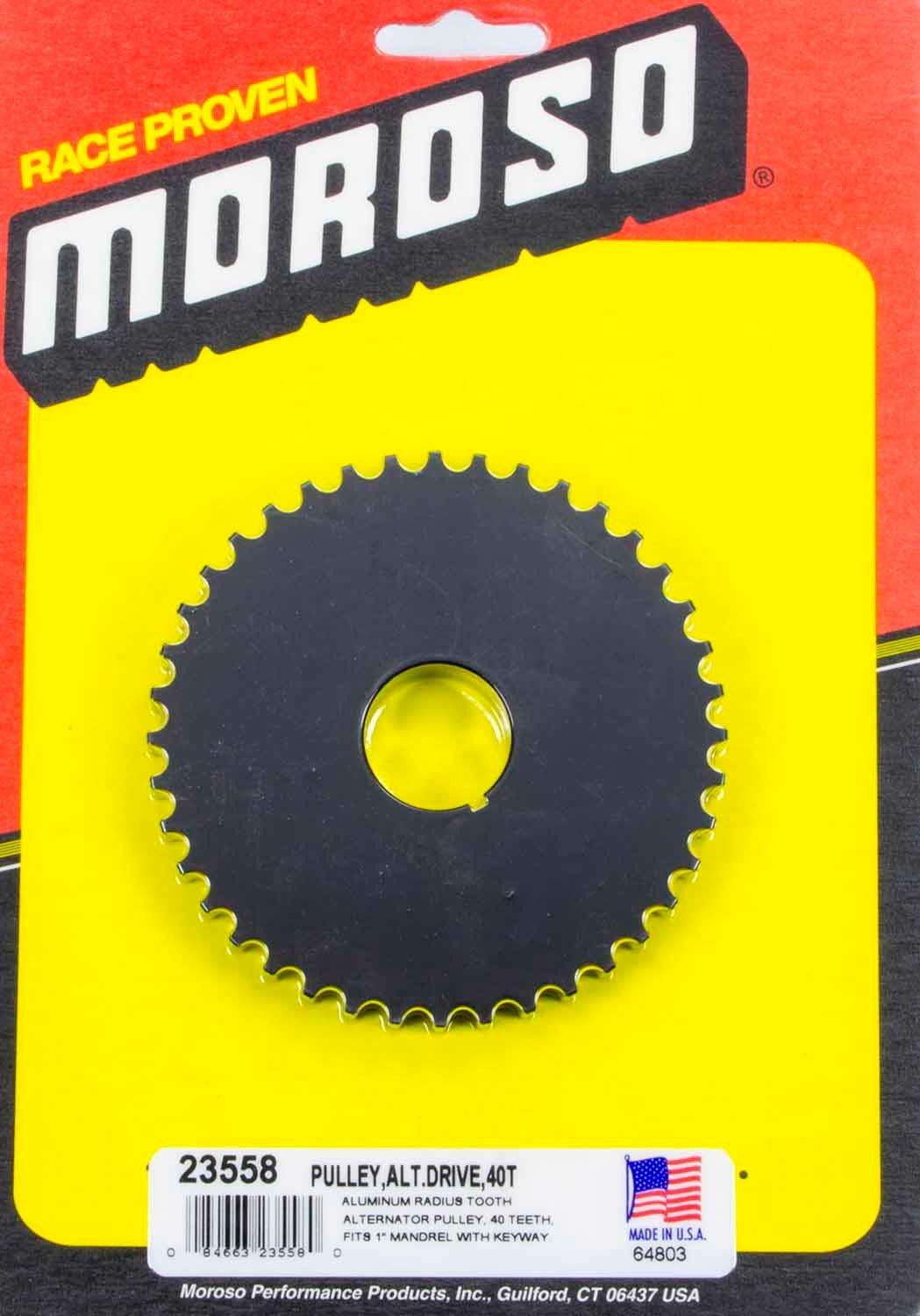 MOROSOAlternator Drive Pulley 40T- Radius Tooth